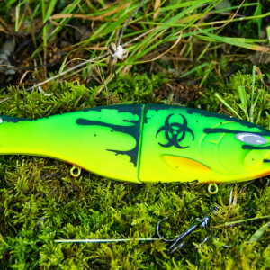 Noro170 coloris "Mutation" – Glide Bait Artisanal 17 cm / 45 g – Coulant Lent