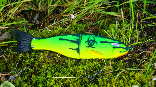 Noro170 coloris "Mutation"  – Glide Bait Artisanal 17 cm / 45 g – Coulant Lent